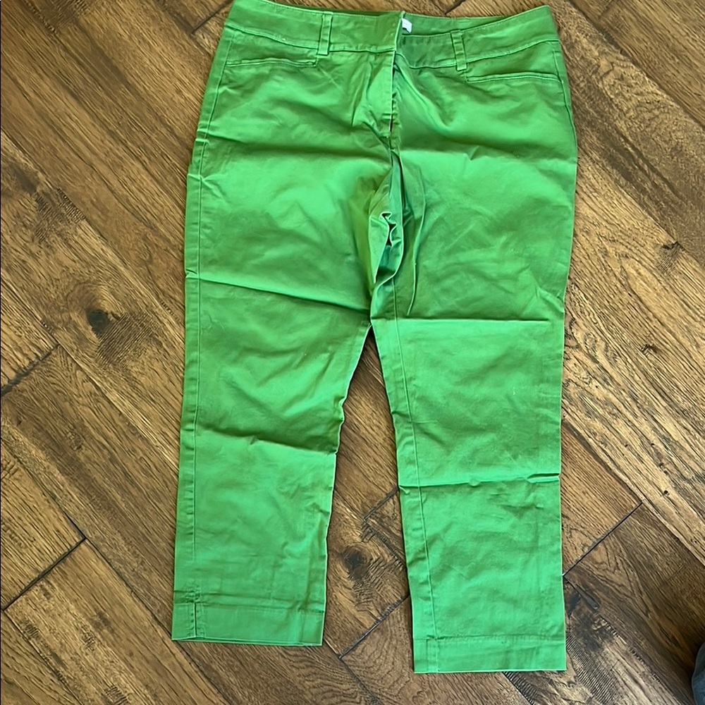 Women’s Green Capris New York & Co 8 Pants